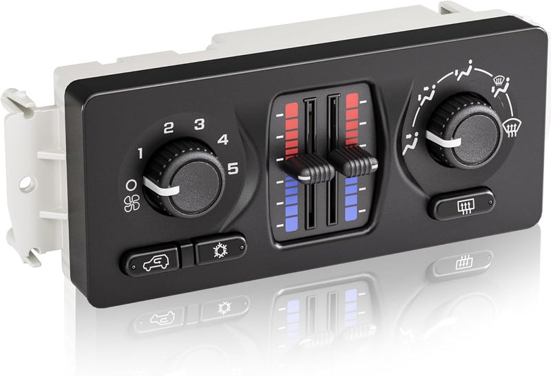 XIMAKA 599-210XD Climate Control Module Fit for 2003-2007 Chevy Silverado GMC Sierra 1500 2500 3500 Tahoe Yukon XL Suburban Avalanche Trailblazer Envoy Escalade, AC Control Panel with Rear Window Defogger - Image 1